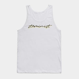 steminist in yellow Tank Top